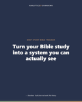 Deep Study Bible Tracker — product cover