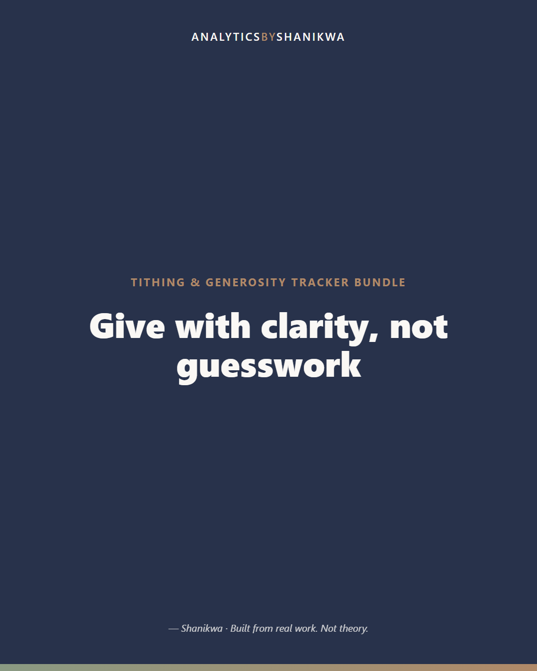Tithing & Generosity Tracker Bundle — product cover