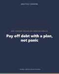 Debt Freedom Tracker for Christian Families — product cover