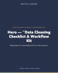 Data Cleaning Checklist & Workflow Kit — product cover