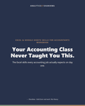 Excel & Google Sheets Skills for Accountants Workbook — product cover
