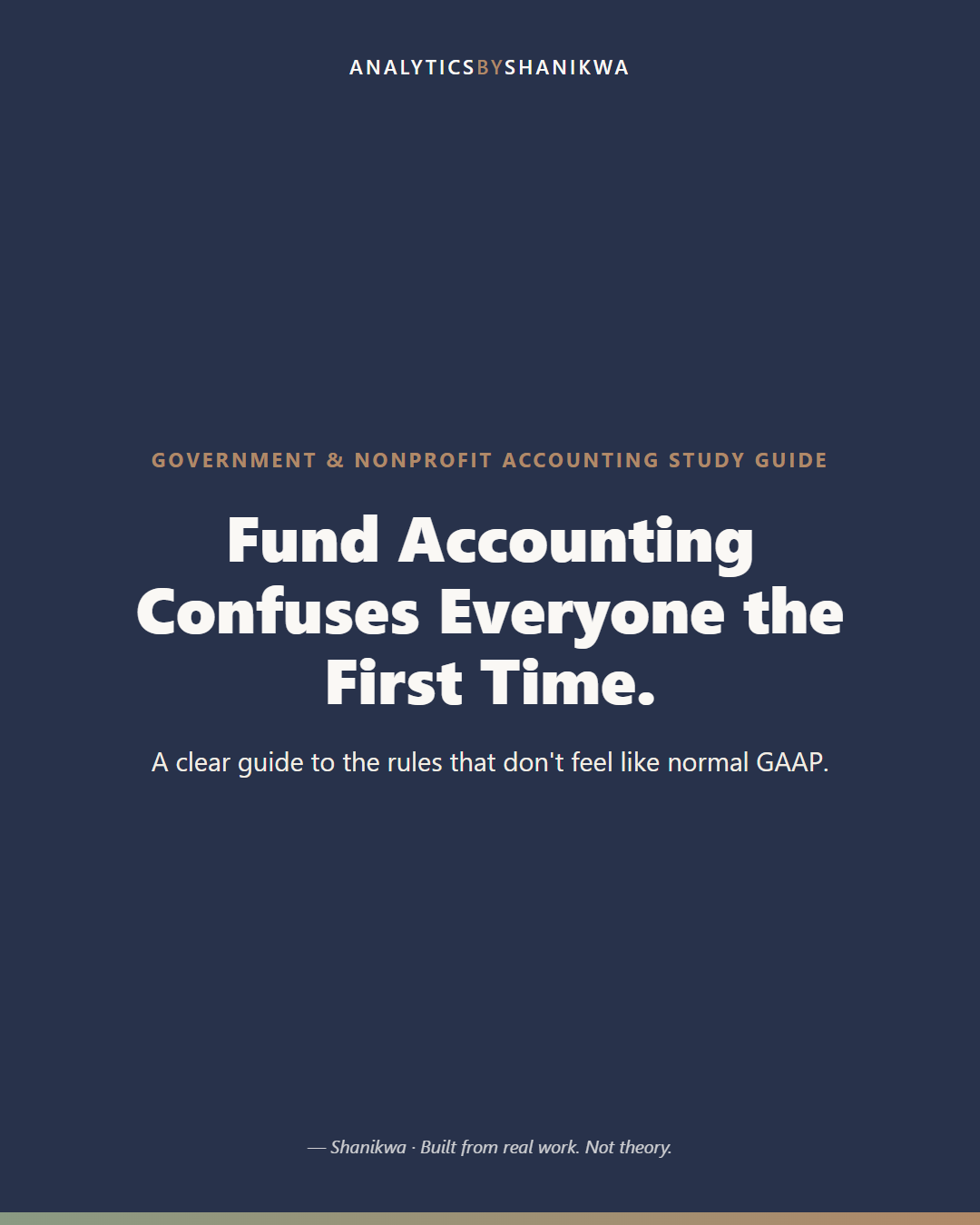 Government & Nonprofit Accounting Study Guide — product cover