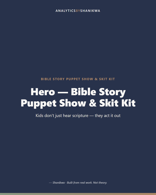 Bible Story Puppet Show & Skit Kit — product cover