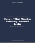 Meal Planning & Grocery Command Center — product cover