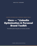 LinkedIn Optimization & Personal Brand Toolkit — product cover