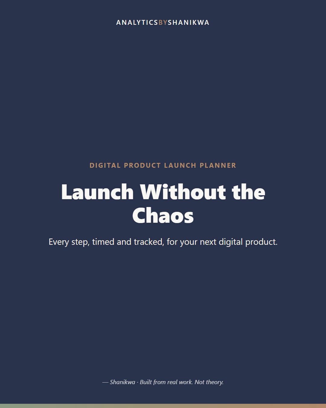 Digital Product Launch Planner — product cover