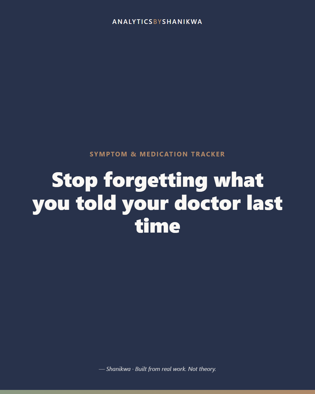 Symptom & Medication Tracker — product cover