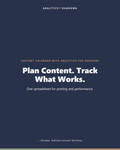Content Calendar with Analytics for Creators — product cover
