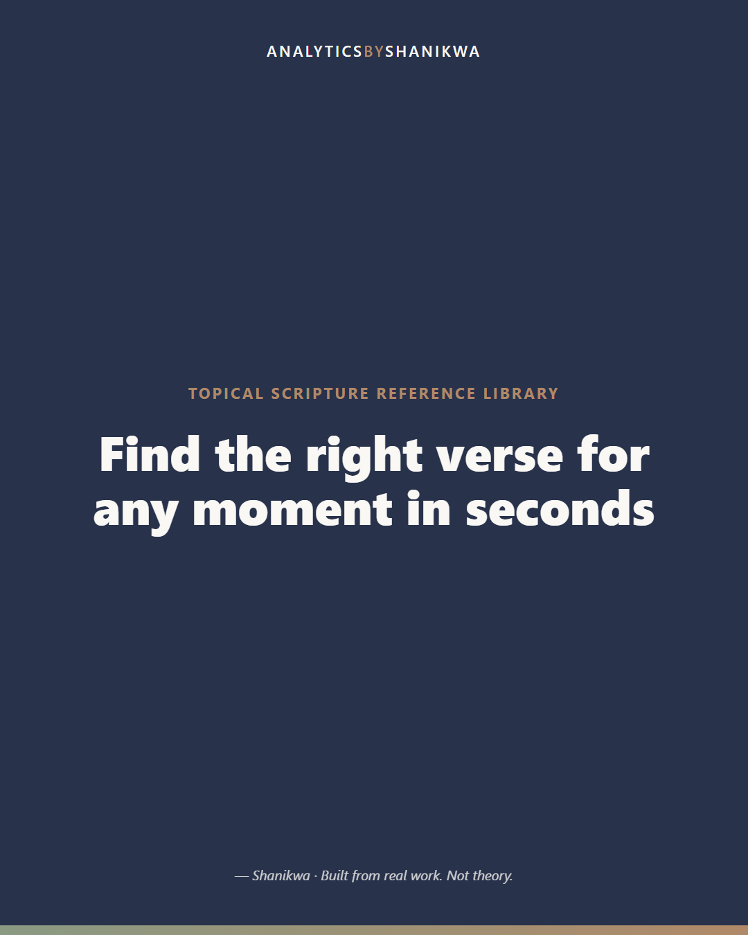 Topical Scripture Reference Library — product cover