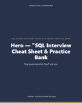 SQL Interview Cheat Sheet & 75-Query Practice Bank — product cover