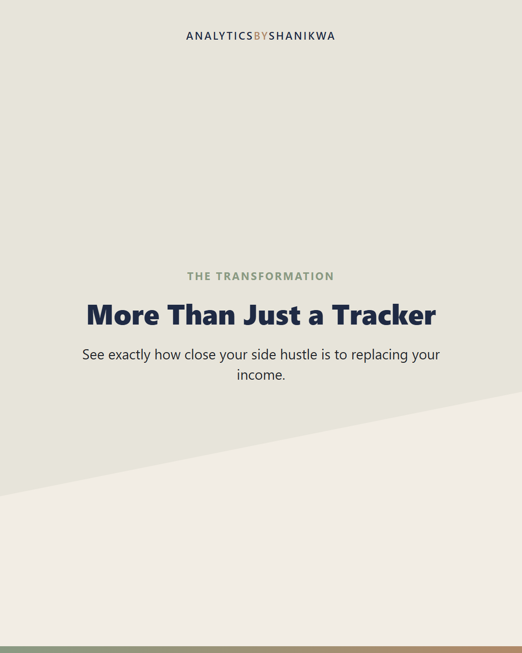 Side Hustle to Full-Time Income Tracker — what it does for you