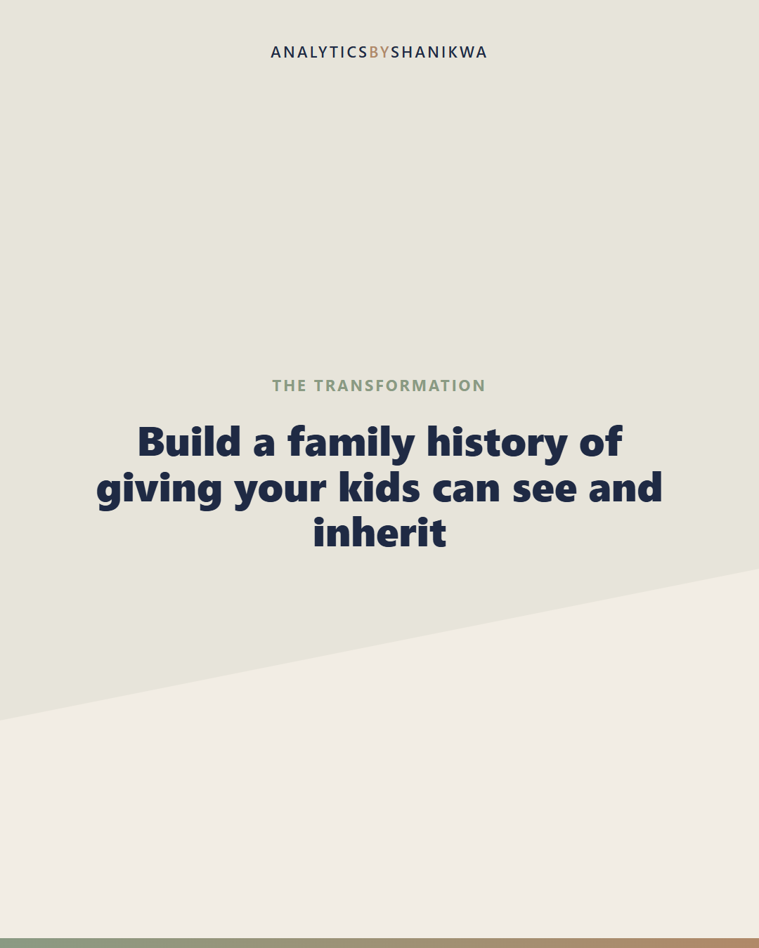 Generosity Goals & Giving Legacy Planner — what it does for you