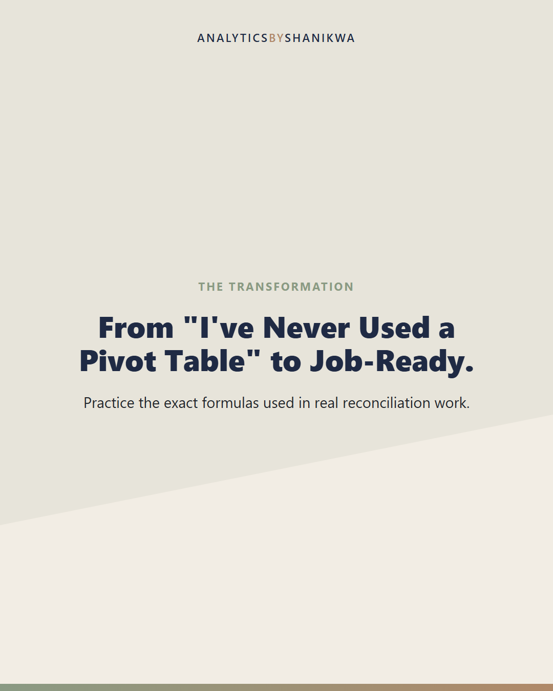 Excel & Google Sheets Skills for Accountants Workbook — what it does for you