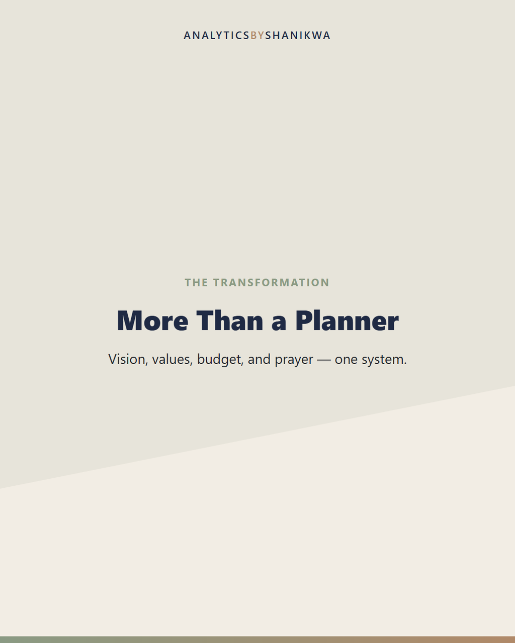 Faith-Based Small Business Planner — what it does for you