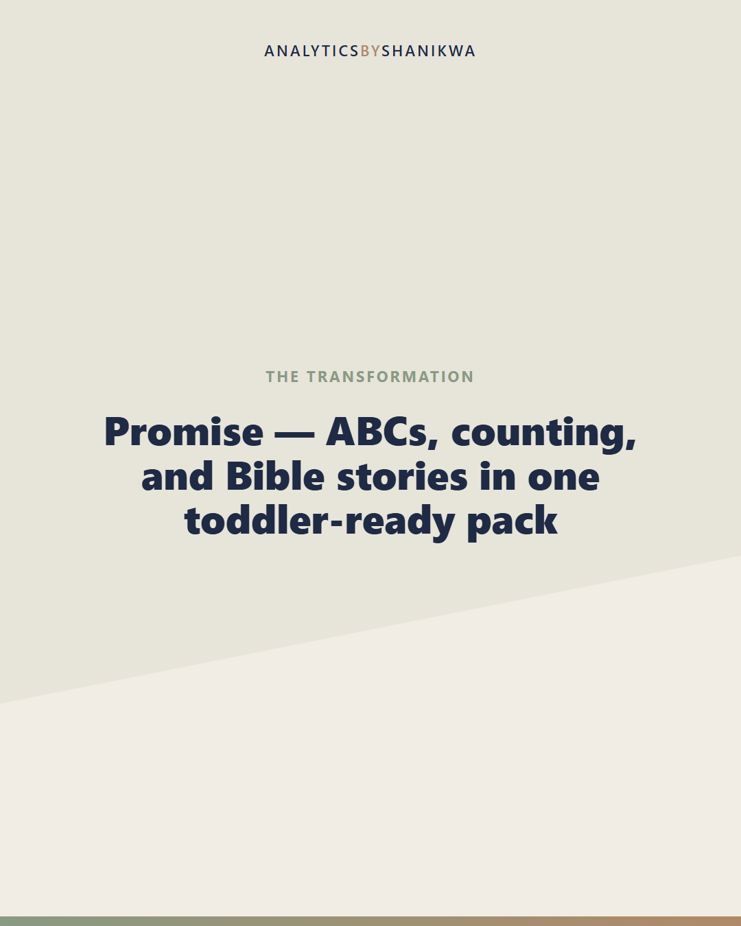 Preschool Bible Basics Learning Pack — what it does for you