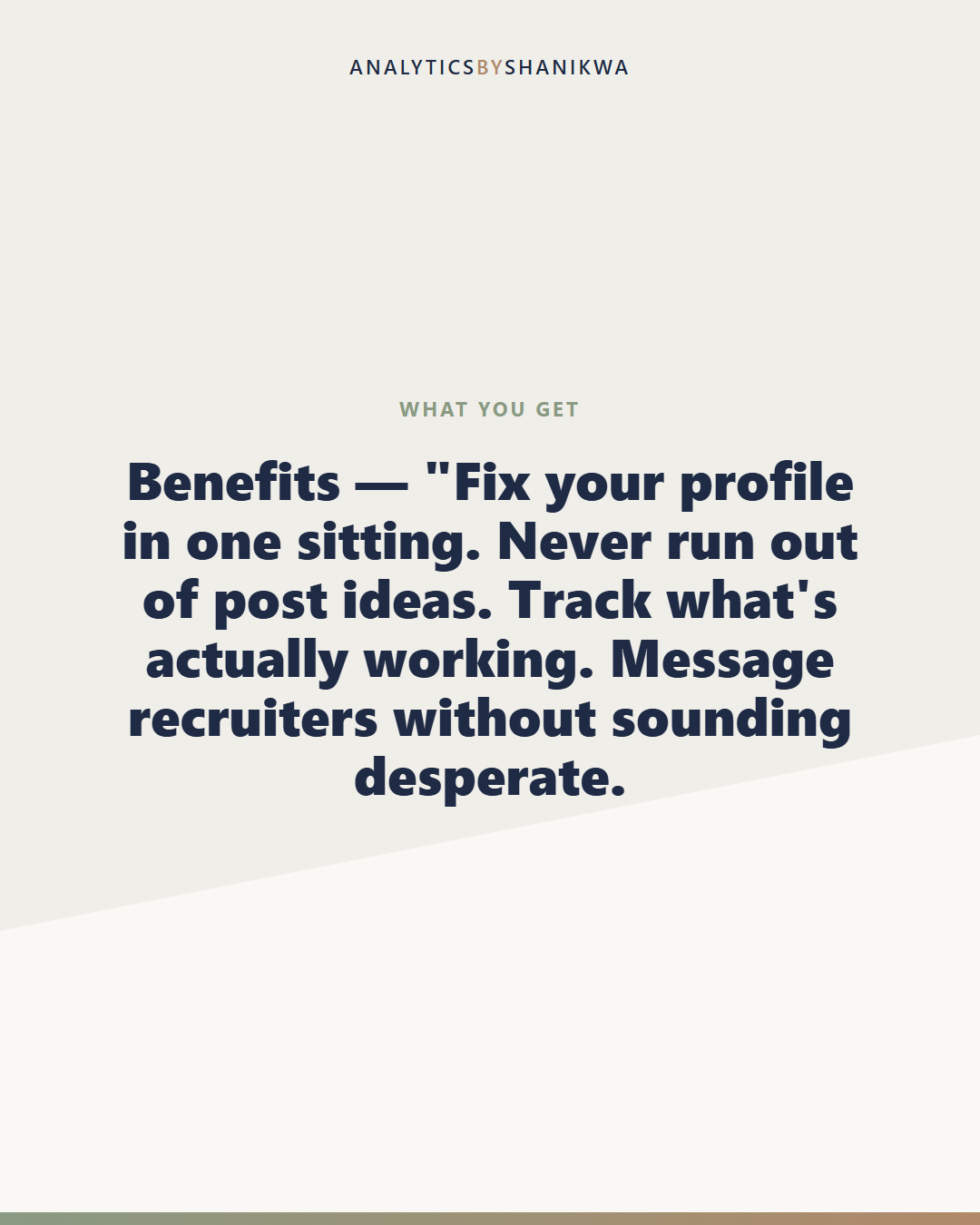 LinkedIn Optimization & Personal Brand Toolkit — what's included