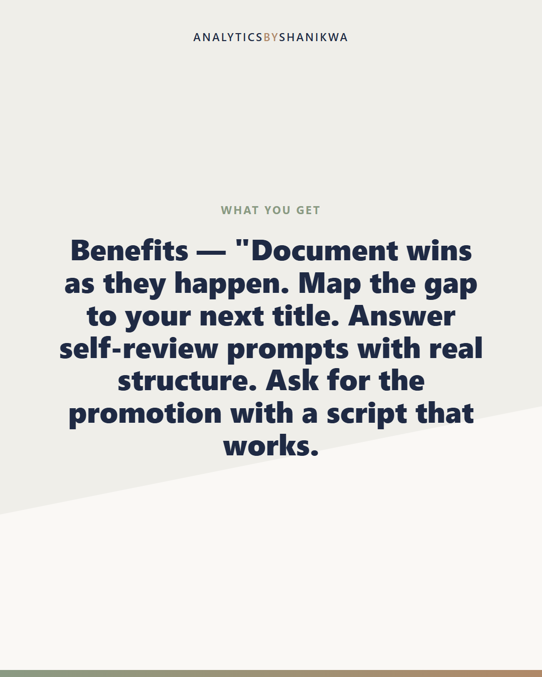 Performance Review & Promotion Case Builder — what's included