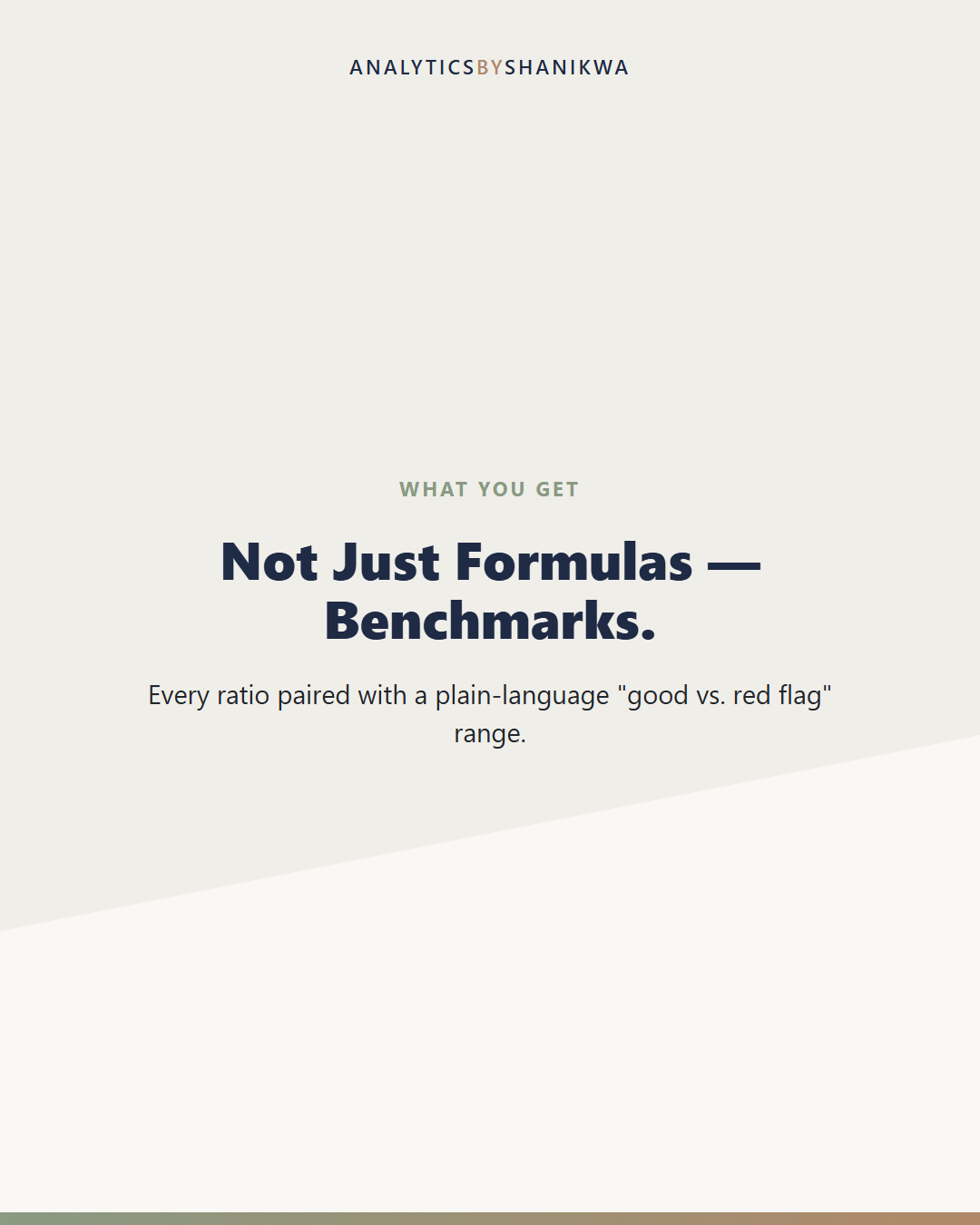 Financial Statement Ratio Analysis Toolkit — what's included