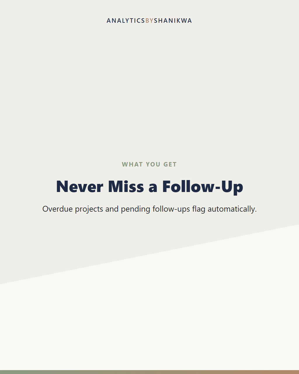Client CRM & Project Tracker for Service Providers — what's included
