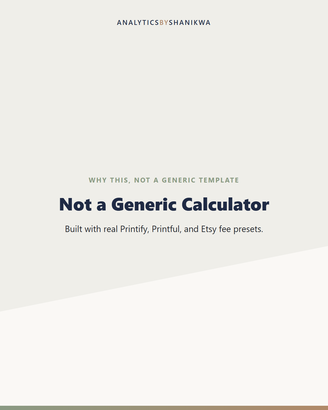 Print-on-Demand Profit Calculator Bundle — why this is different