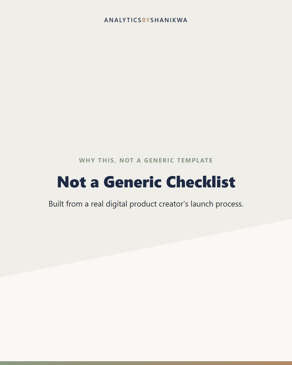 Digital Product Launch Planner — why this is different