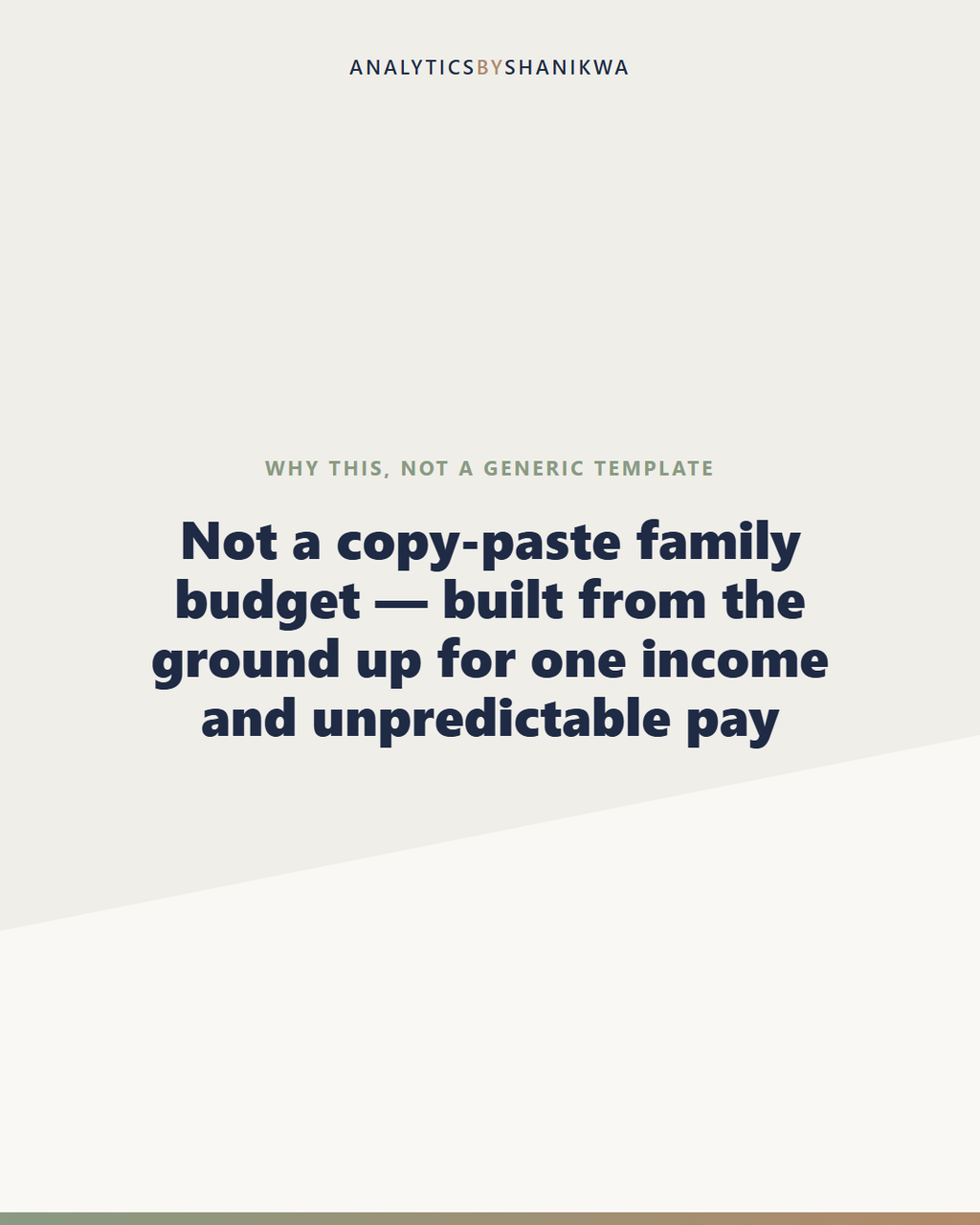 Single Parent Faith Finance Survival Kit — why this is different