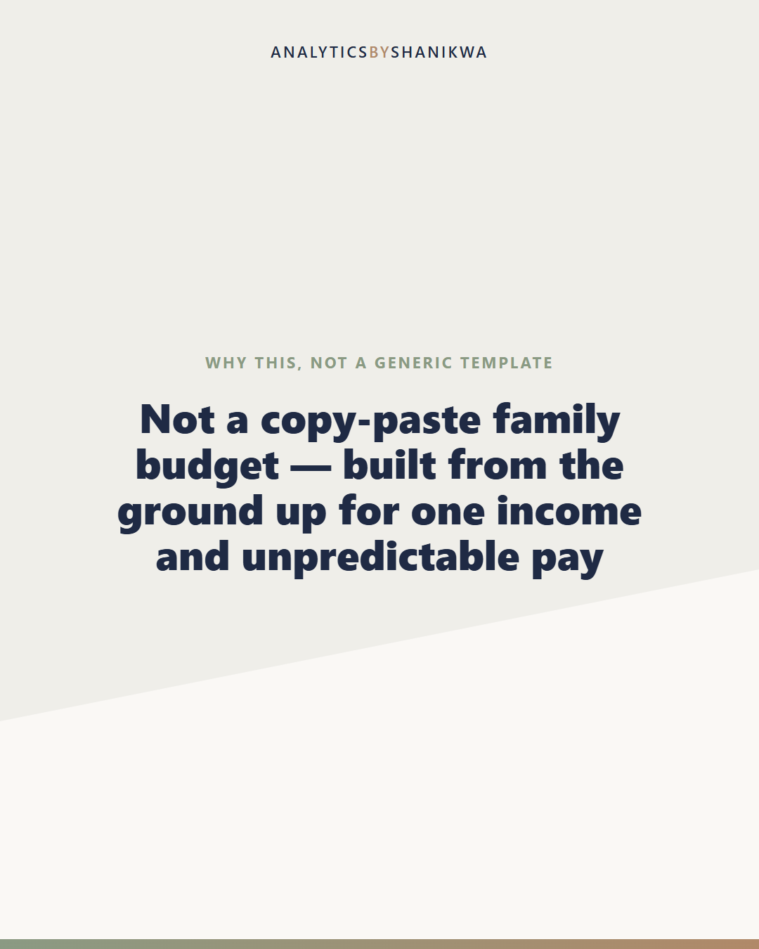 Single Parent Faith Finance Survival Kit — why this is different