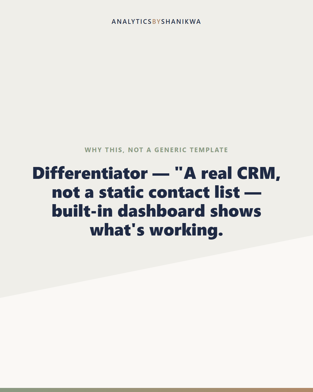 Networking & Informational Interview Tracker — why this is different