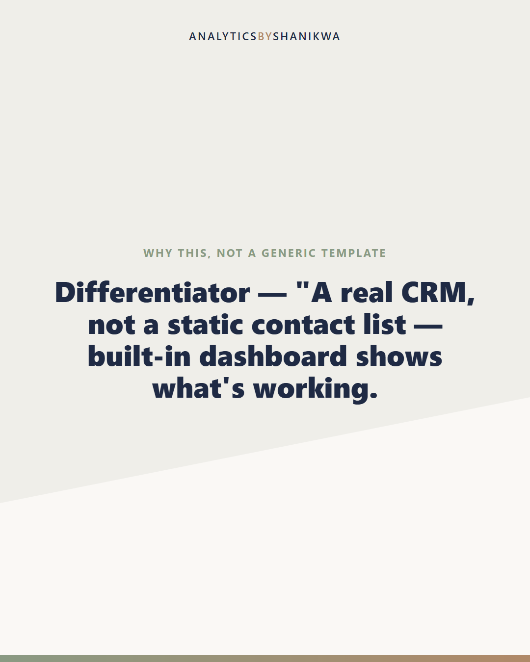 Networking & Informational Interview Tracker — why this is different