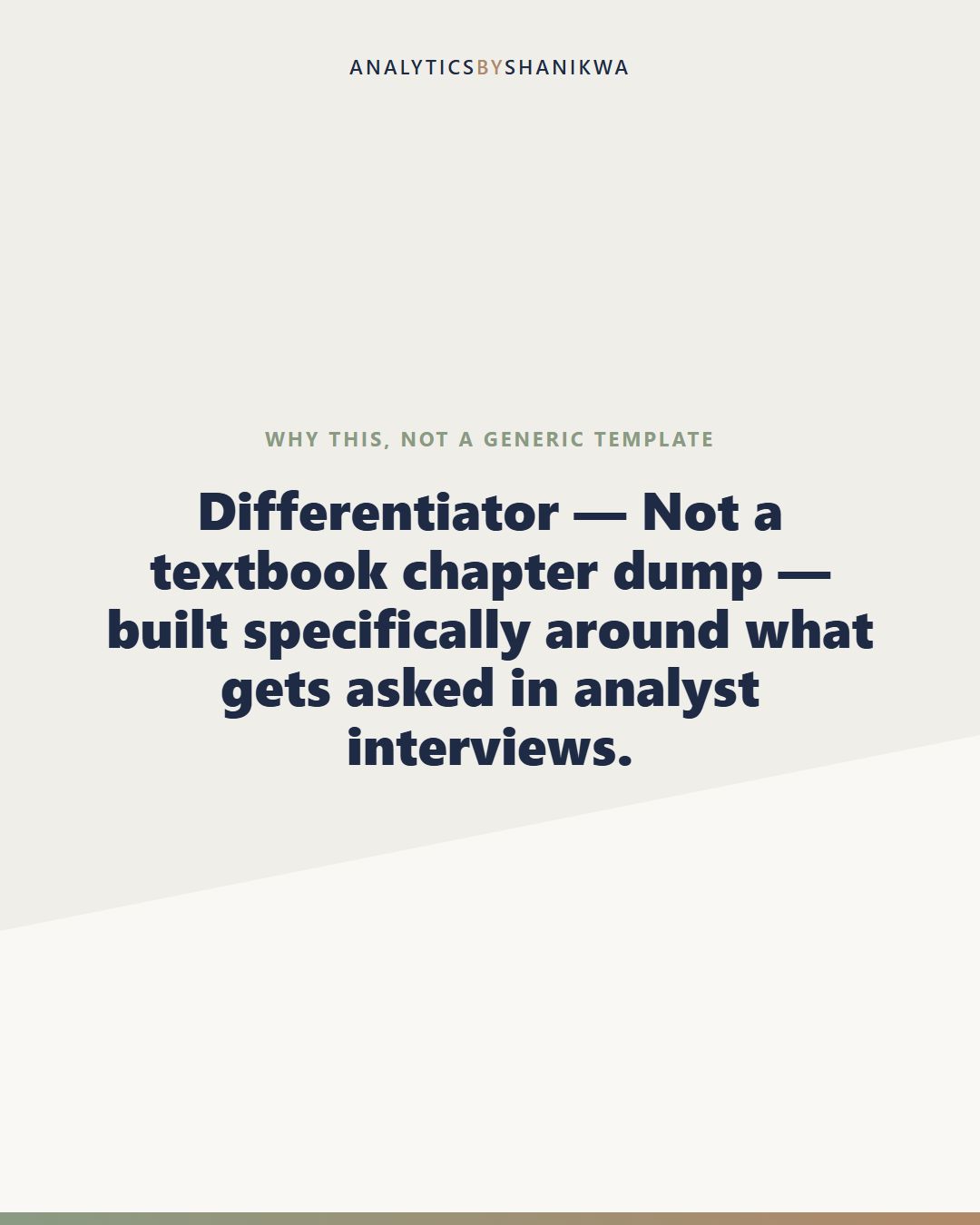 Statistics Refresher for Data Analysts — why this is different