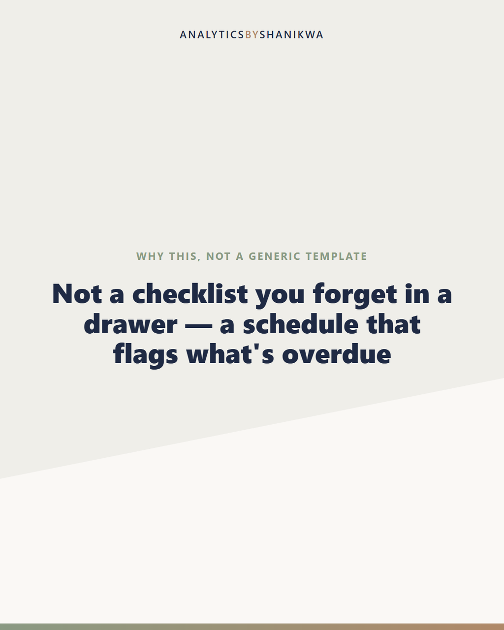 Home Maintenance Schedule & Repair Tracker — why this is different