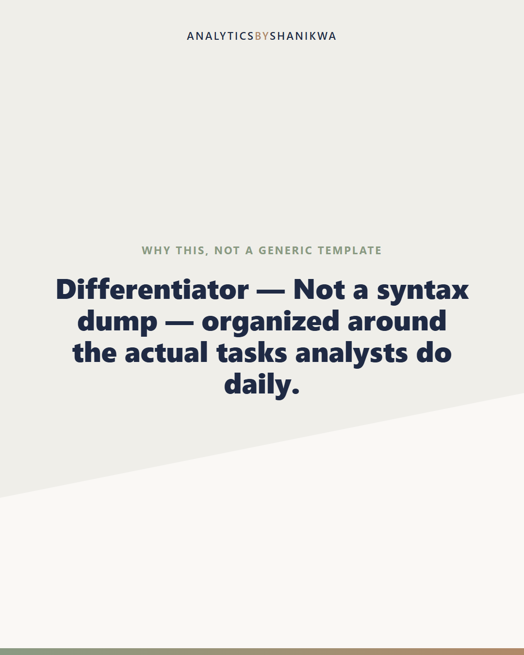 Python for Data Analysts Reference Pack — why this is different