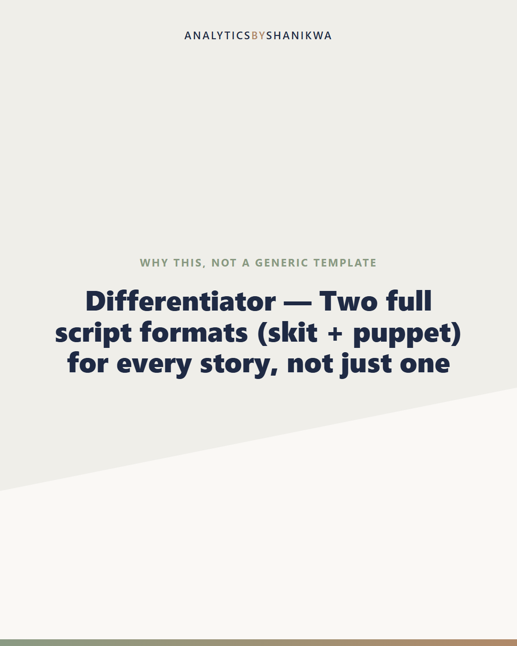 Bible Story Puppet Show & Skit Kit — why this is different