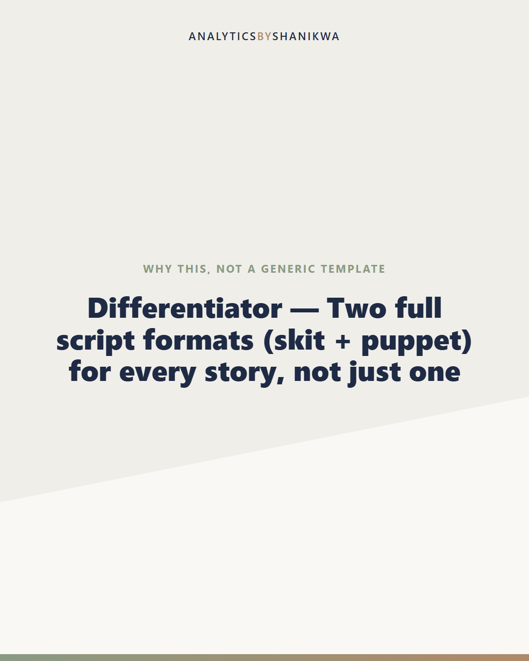 Bible Story Puppet Show & Skit Kit — why this is different
