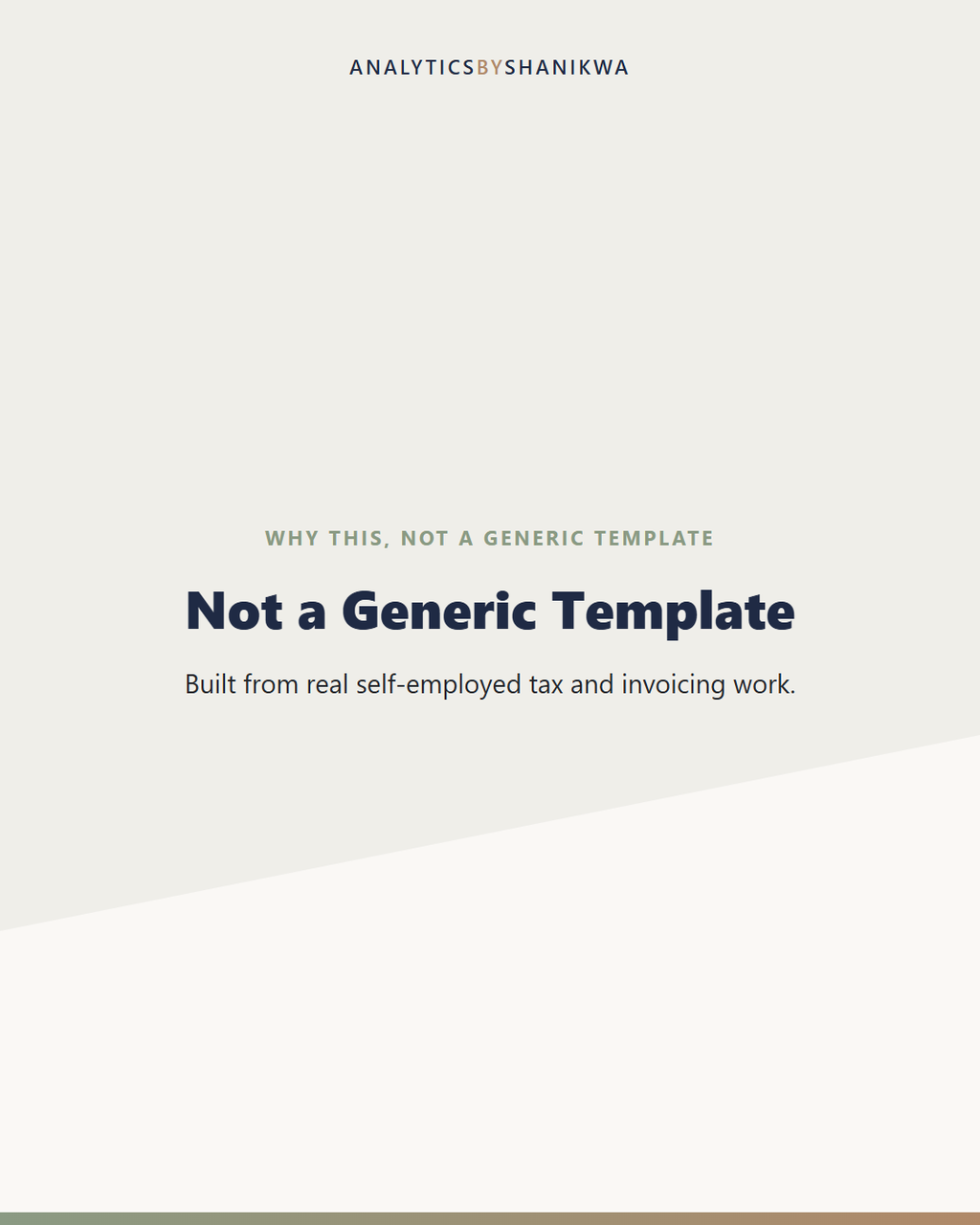 Freelancer 1099 Tax & Invoice Kit — why this is different