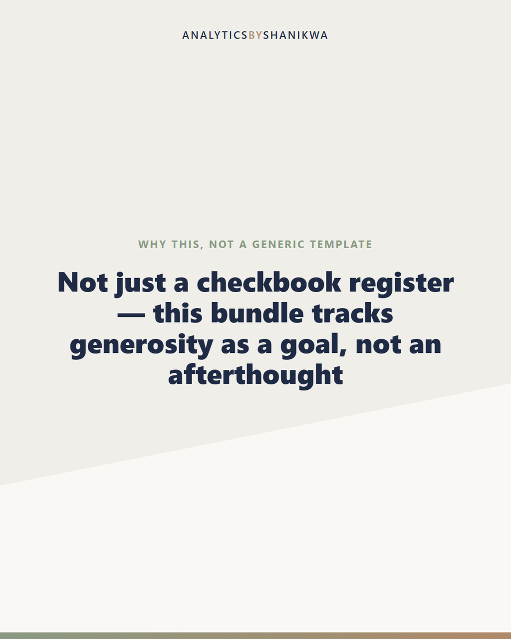 Tithing & Generosity Tracker Bundle — why this is different