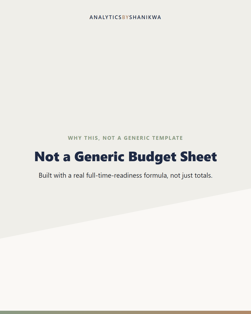 Side Hustle to Full-Time Income Tracker — why this is different