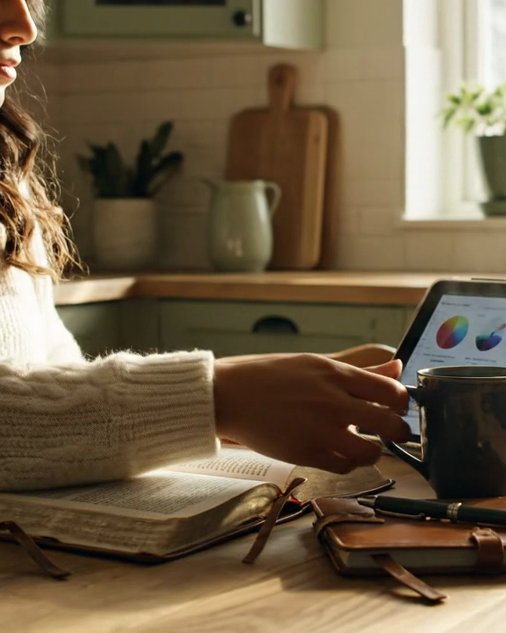 Deep Study Bible Tracker — in use at home
