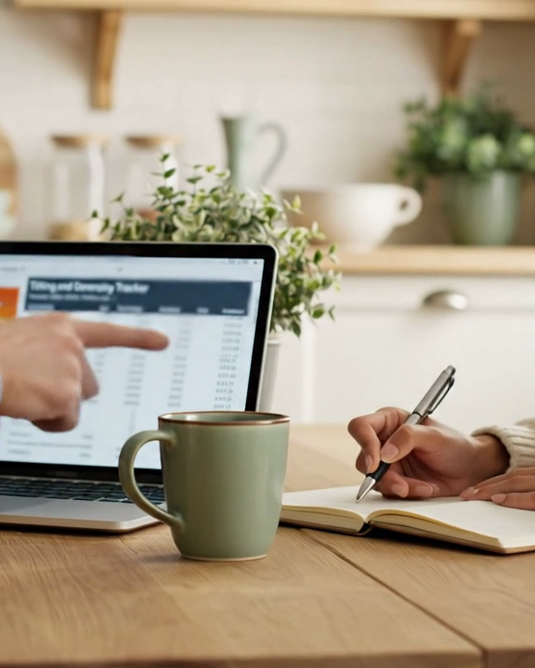 Debt Freedom Tracker for Christian Families — in use at home