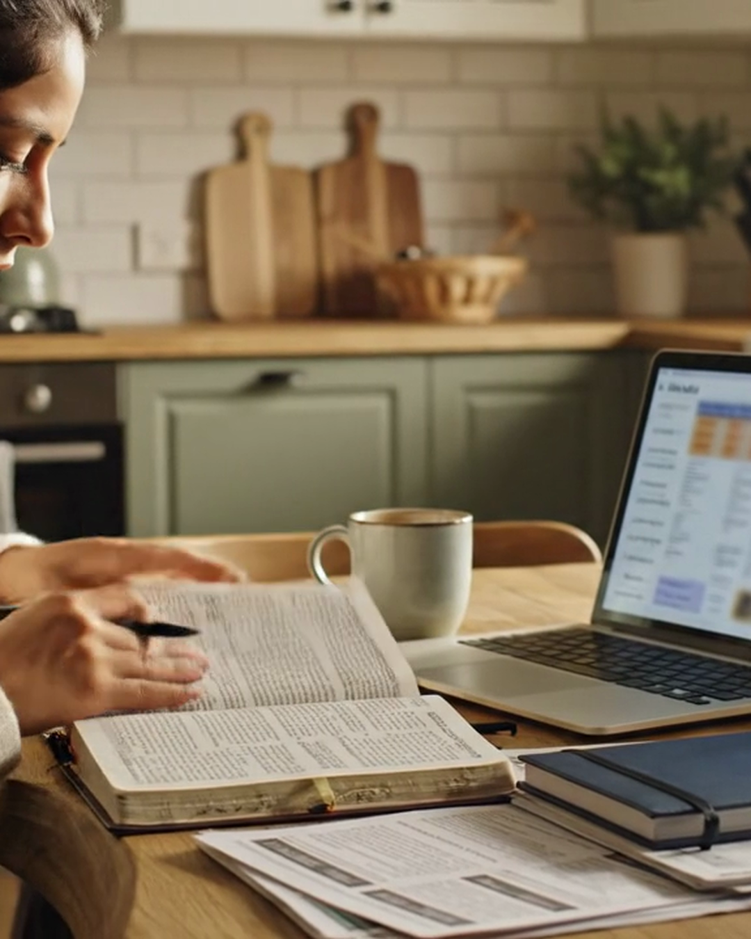 Daily Prayer Journal & Tracker — in use at home