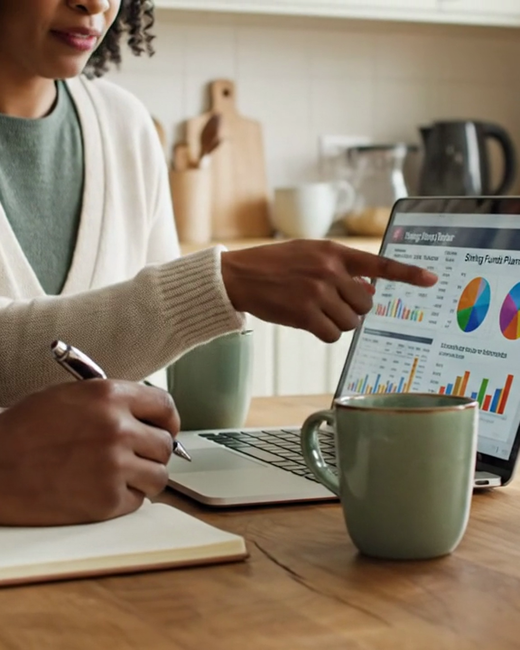 Sinking Funds Planner for Faith-Driven Families — in use at home