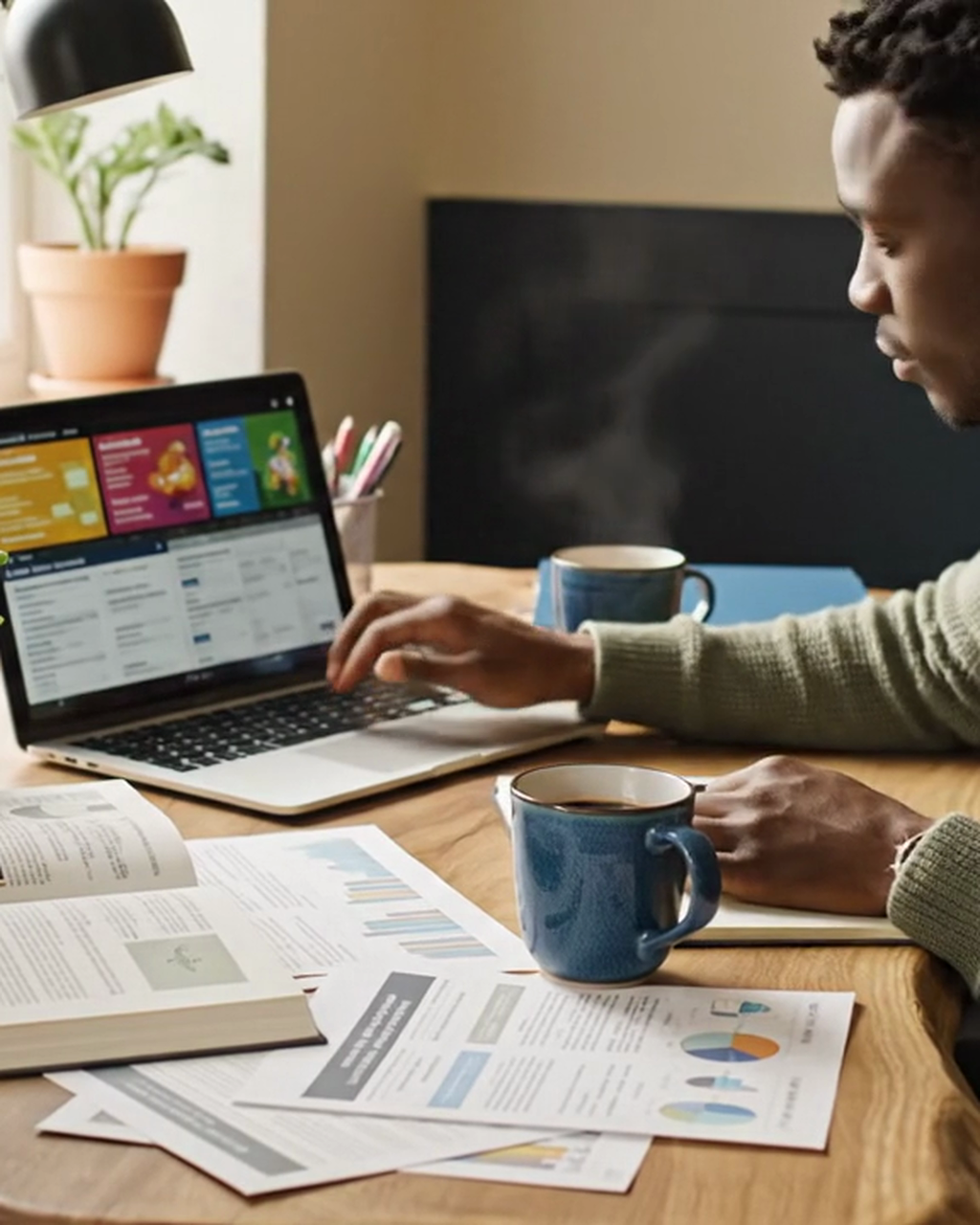 VITA Volunteer Tax Prep Reference Kit — in use at home