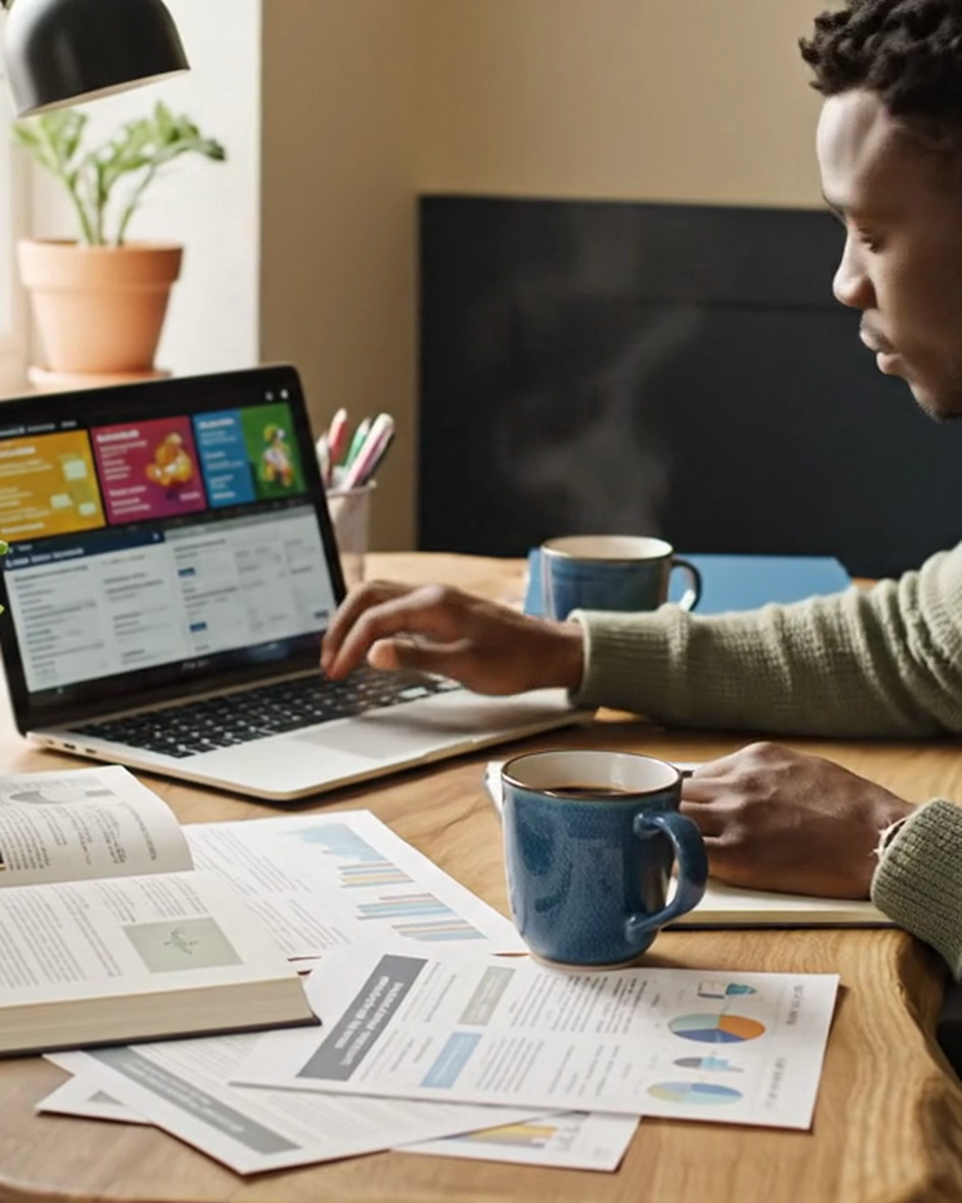VITA Volunteer Tax Prep Reference Kit — in use at home