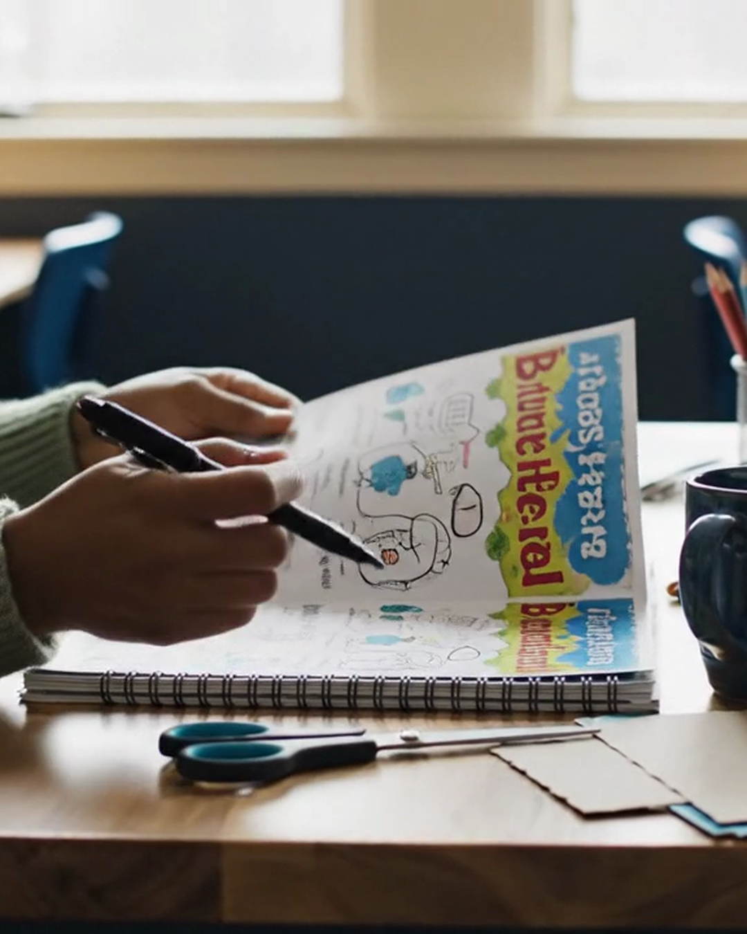 Preschool Bible Basics Learning Pack — in use at home