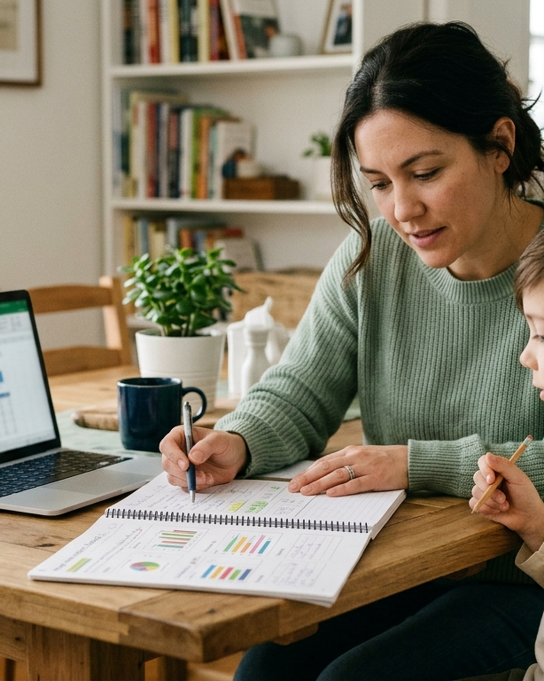 Homeschool Student Progress Dashboard (Mega Multi-Subject) — in use at home