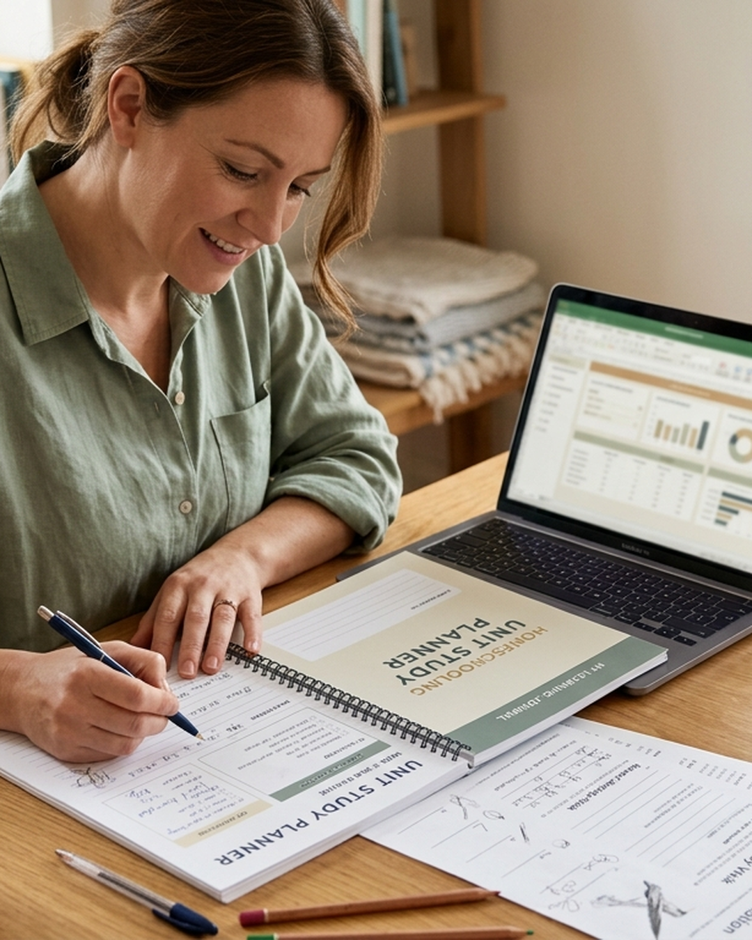 Unit Study Planner System — in use at home