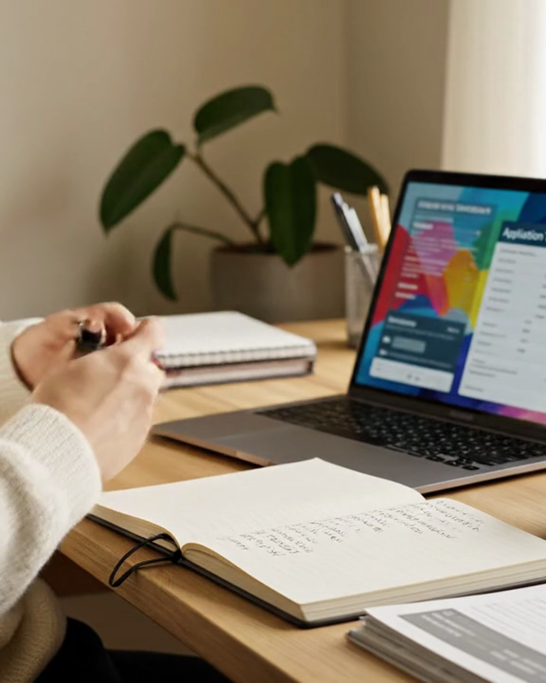 Networking & Informational Interview Tracker — in use at home