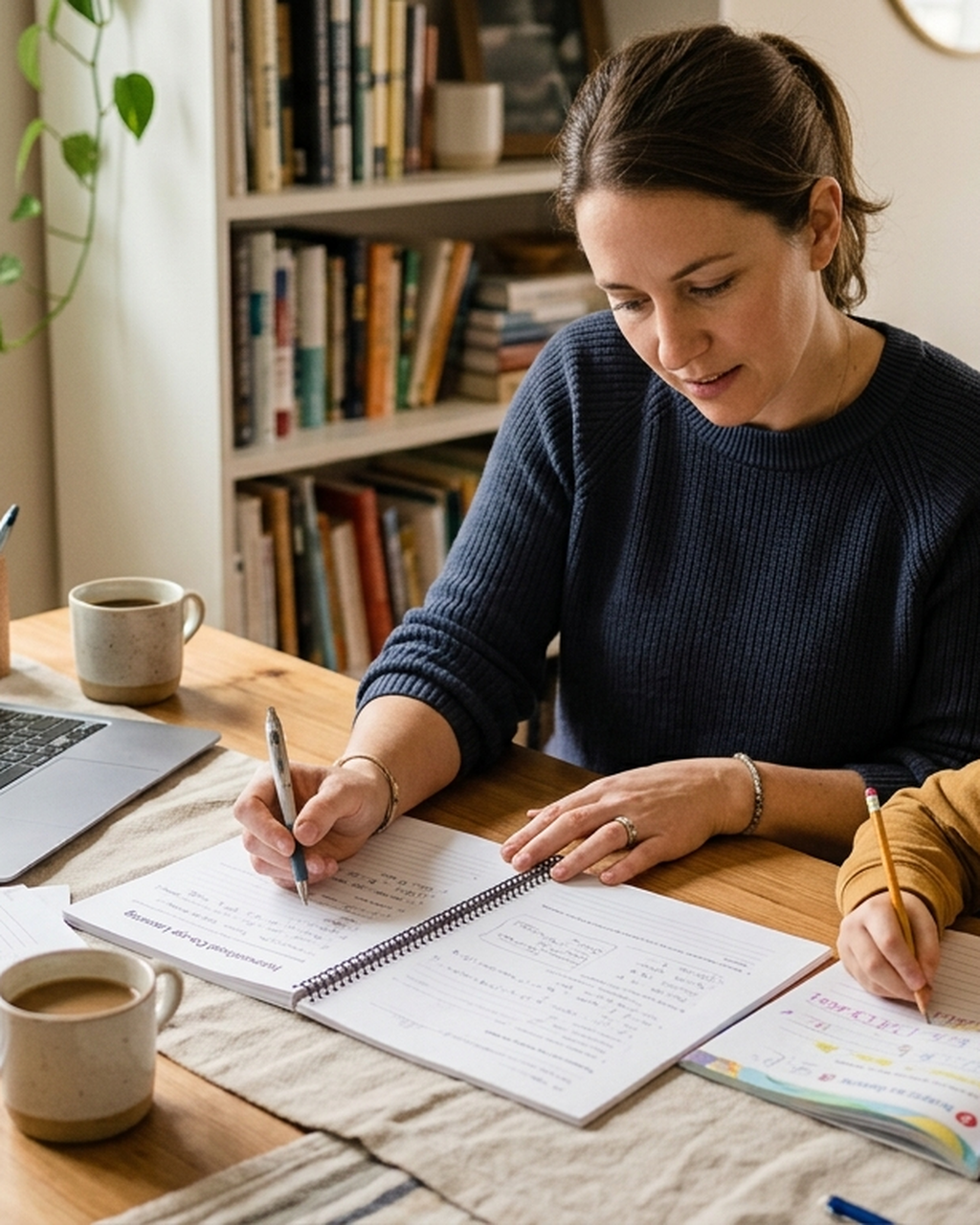 Homeschool Co-op Coordination Kit — in use at home