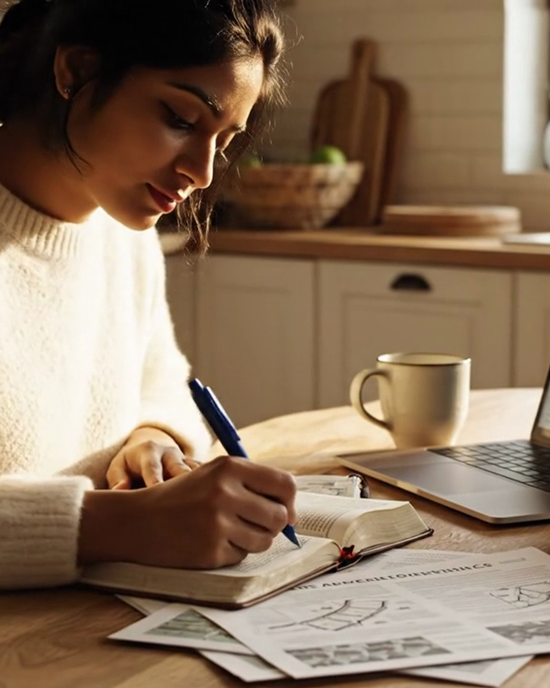 Complete Theology Foundations Course Workbook — in use at home