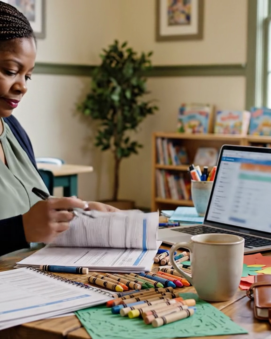 Vacation Bible School Planning Kit — in use at home